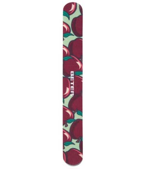 Lima fibra de vidrio grano 180/220 decorada, 17,5 cm