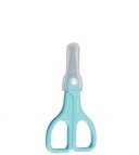 Tijera uñas bebé, mango plástico, 9 cm 