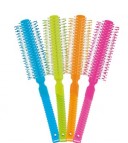 Cepillo redondo, púas nylon, 21 cm