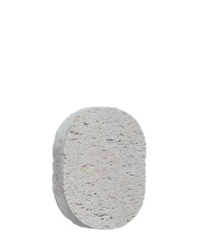 Piedra pómez ovalada