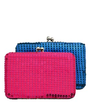 Estuche manicura cierre clutch 