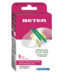 6 tiras con Hidrocoloide y Aloe Vera.Especial ampollas y rozaduras
