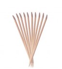 10 Empujapieles palito naranjo, 11,5 cm