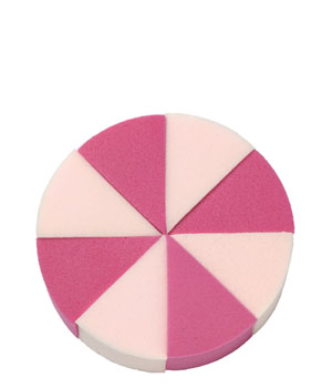 Esponja de maquillaje partible, látex, 7 cm dia.