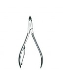 Alicate manicura pieles machihembrado cromado, 10 cm