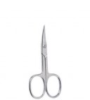 Tijera manicura uñas curva, cromada,  9,3 cm