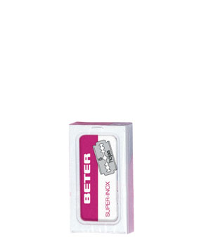 Estuche de 5 hojas de afeitar inox