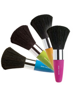Brocha maquillaje, colores, pelo de cabra, 10,8 cm