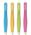 Pinza de depilar, punta oblicua, Soft Touch 9,3 cm