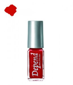 Mini esmalte de uñas (5 ml). Rojo nº 40