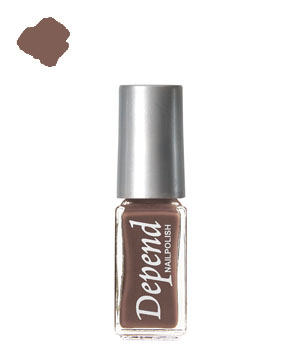 Mini esmalte de uñas (5 ml). Marrón tofee nº 230