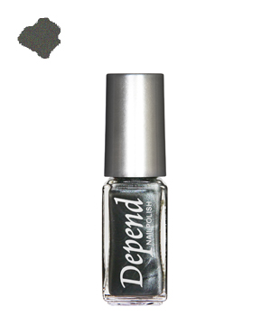 Mini esmalte de uñas (5 ml). Gris metalizado nº 206