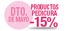 Dto 15% en la sección de pies